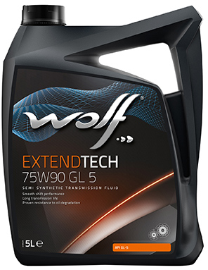 Олива трансмісійна WOLF Extend Tech 75W90 GL 5 — 5 л (8303500)